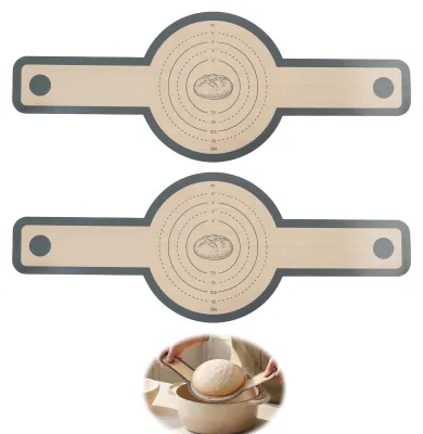 2 Silikon-Backmatten für Dutch Oven, antihaftbeschichtet, wiederverwendbar
