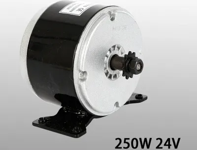 Zdjęcie produktu dla elektryczny silnik szczotkowy 250 W 24 V do hulajnogi elektrycznej typu gokart dla majsterkowiczów 2750 obr