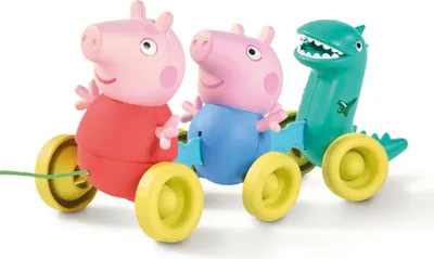 Image de TOMY Peppa Pig famille à tirer E73527