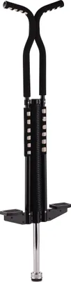 Produktbild von Relaxdays Pogo Stick für Kinder, Springstock bis 60 kg, gepolststert, Sprungstab outdoor, rutschfest, Edelstahl, schwarz