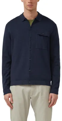 Produktbild von s.Oliver Gestricktes Hemd mit Brusttasche – Größe XXL, 5978_navy