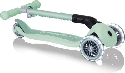 Produktbild von Scooter Globber Jr. Foldable Lights Eco pistazie, 120/80mm