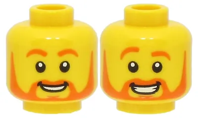 Immagine prodotto di LEGO, minifigure gialla (3626pb3044) – nuova