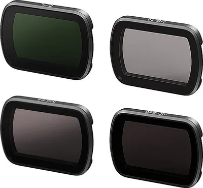 Obrázek produktu pro INF Sada filtrů ND16/64/256 a CPL pro DJI Osmo Pocket 3, hliník a sklo, 4 ks