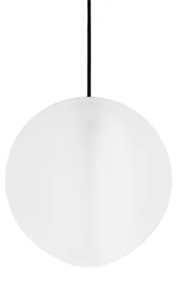 Image de Sirio Suspension Led Design En Céramique Blanche Avec Diffuseur En Polycarbonate Opale, Lumière Chaude 2700K, 8W, Diamètre 24 Cm, Ip40