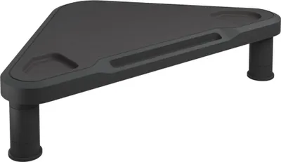 Obrázok produktu pre vidaXL Rohový stojan na monitor čierny 49x28x10,5 cm