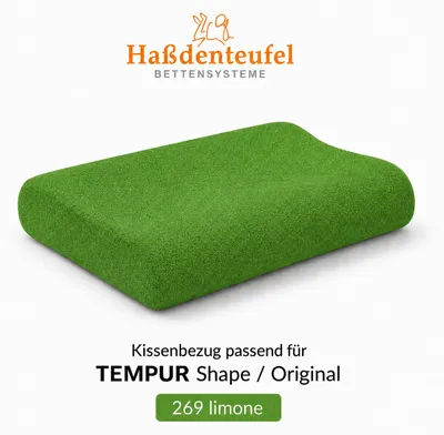 Produktbild von Kissenbezug passend für TEMPUR Shape Original S M L XL – Spannbezug, KI-generiertes Bild