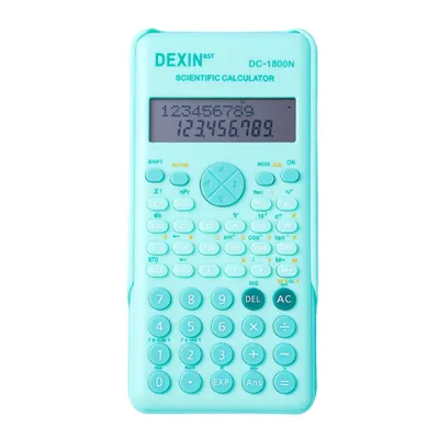 Obrázek produktu pro Vědecká kalkulačka, růžová, matematická kalkulačka s 240 číslicemi, multifunkční kalkulačka, 2řádkový LCD displej, ideální pro učitele, studenty, střední školy, kanceláře, přenosná