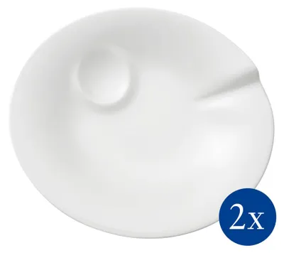 Zdjęcie produktu dla Villeroy & Boch 1041718466, Talerz obiadowy, Okrągły, Porcelana, Biały, 996 l, 307 mm