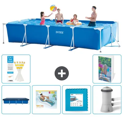 Productafbeelding van Rechthoekig zwembad - 450x220x84 cm - 5-delig - Model S129