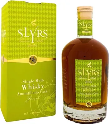 Produktbild von Slyrs Single Malt Whisky Amontillado Cask Finish + Box 700ml 46% Vol.