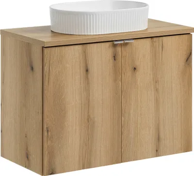 Produktbild von Waschtisch 80cm, in Eiche, NEWPORT-56-OAK