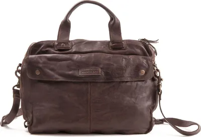 Produktbild von HAROLD'S Leder Businesstasche Laptoptasche mit Laptopfach Submarine Businessbag Brown dunkelbraun