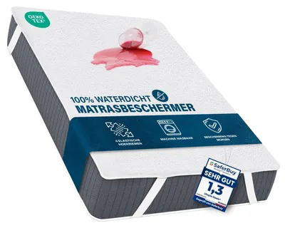 Image de Protège-matelas imperméable - Éponge - 160 x 200 cm - Bonnet élastique