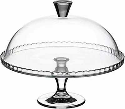 Obrázek produktu pro Pasabahce pattisserie narozeniny vyrobené z talíøe z tvrdého sklenìného dortu pìšky s kapucí 32 cm