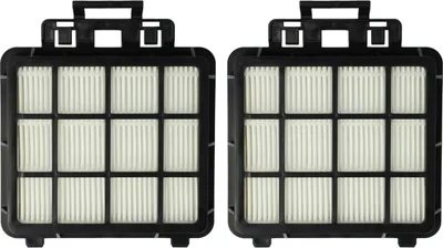 Produktbild von vhbw 2 Staubsaugerfilter kompatibel mit Grundig GMS2020 Staubsauger - HEPA-Filter Schwarz Weiß