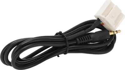 Obrázok produktu pre 1 m dlhý adaptér audio vstupu AUX, 3,5 mm, čierny, náhradný pre hudobný prehrávač Camry Corolla RAV4 Tacoma