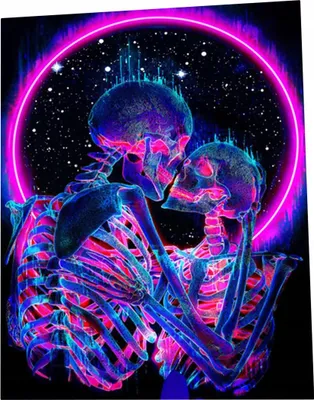 Immagine prodotto di Decorazione murale UV FLUORESCENTE IMMAGINE GOBELIN ODBLASK 150x150cm Amore