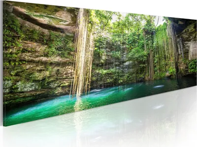 Produktbild von Modernes Wandbild c-B-0054-b-a (120x40)  1 Teilig Bilder Fotografie auf Vlies Leinwand Foto Bild Dekoration Wand Bilder Kunstdruck BÄUME NATUR