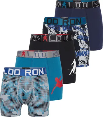 Produktbild von CR7 Cristiano Ronaldo Retro-Pants unterhose männer herren BOYS Multicolour2 146-152