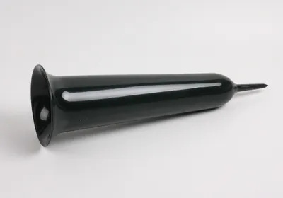 Produktbild von 2x Grabvase Kunststoff Vase Steckvase grün Erdspieß H42cm