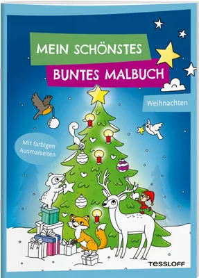 Produktbild von Mein schönstes buntes Malbuch. Weihnachten