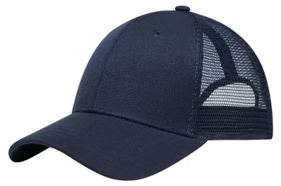 Produktbild von L-Merch - Trucker Cap Mittelprofil LT1136 (Einheitsgröße) (Marineblau)