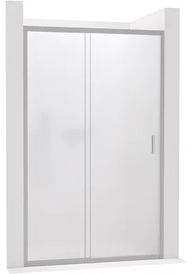 Immagine prodotto di CERANO - Porta scorrevole per doccia Varone LINE L/P - 6 mm - cromo, vetro smerigliato - 160x195 cm