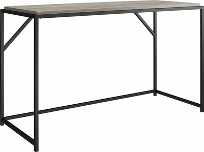 Produktbild von Schreibtisch >Ulva< in Grau, MDF/Folie/Metall - 125x75x52cm (BxHxT)