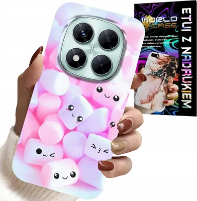 Obrázek produktu pro Pouzdro Pro Xiaomi Note 14 Pro 5G - Roztomilý Marshmallow Design, Pouzdro, Zadní Strana