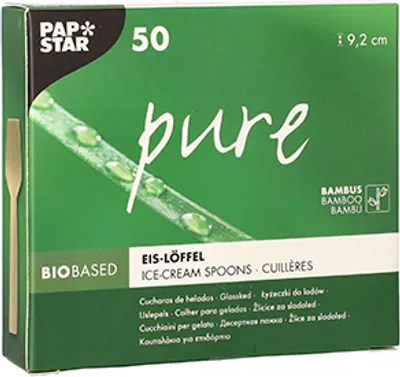 Produktbild von Eislöffel, Bambus "pure" 9,2 cm
