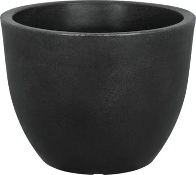 Produktbild von Pflanzkübel geli Rimini Kunststoff Ø 60 cm H 45,5 cm anthrazit