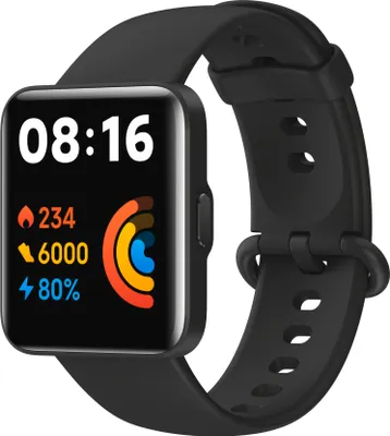 Obrázok produktu pre Xiaomi Redmi Watch 2 Lite - čierne - inteligentné hodinky s remienkom - veľkosť zápästia: 140-210 mm - displej 3,9 cm (1,55") - Bluetooth
