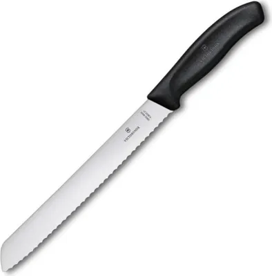Zdjęcie produktu dla Nóż do chleba Victorinox 21 cm czarny