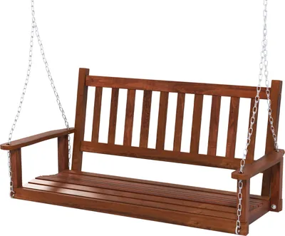 Produktbild von COSTWAY 2-miestna záhradná hojdačka, závesná lavica z masívneho dreva, hollywoodska hojdačka do 230 kg 136x67x63cm