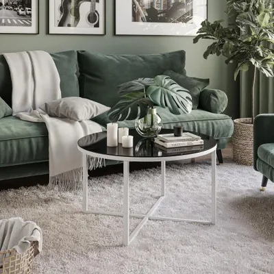 Produktbild von Runder Couchtisch CIRI-X GLASS Hochglanz