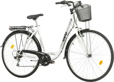 Obrázok produktu pre 28 tum stadscykel Shimano 7 speed, korg, cykelljus, unisex, lämplig från 170-185 cm