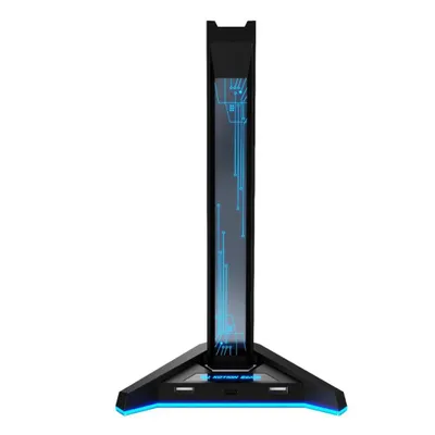 Produktbild von Headset-Halterung RGB Kopfhörer Ständer, 9 Farben LED Atemlicht (Aufbewahrung, Ordnung am Arbeitsplatz, Für Gamer PC Desktop Headset-Zubehör)