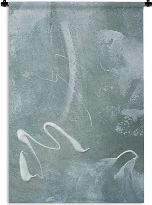 Produktbild von MuchoWow® Wandteppich Wandbehang Acrylfarbe - Gestaltung - Abstrakt 60x90 cm Tapisserie Dekoration Wandtuch - Foto-Teppich - Abwaschbar
