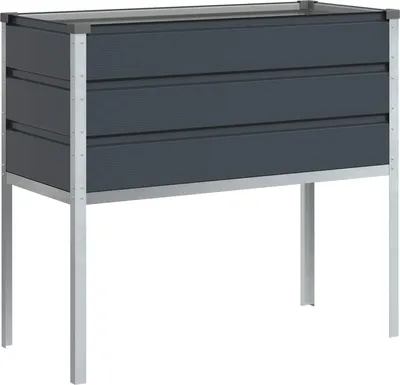 Image de Jardinière Anthracite 100 x 45 x 90 cm Acier galvanisé