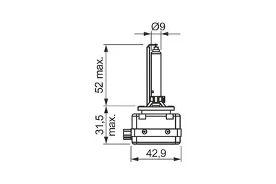 Produktbild von 1x D1S (Gasentladungslampe) BOSCH Lampen Autolampen 12V 35W PK32d-2 PK32d-2 1 987 302 909