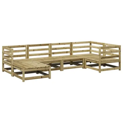 Produktbild von vidaXL 6-tlg. Garten-Sofagarnitur Kiefernholz Imprägniert