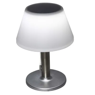 Produktbild von HI 70470 LED Solar Tischlampe Lampe mit 10 LEDs Leuchtstärke verstellbar