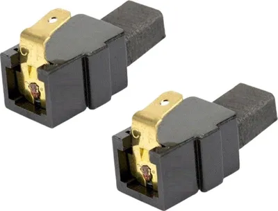 Produktbild von 2x Kohlebürsten Motorkohlen Schleifkohlen mit Halterung 6 x 9 x 12,5mm für Makita HP1300S HR2400 HR2400K 6797FD 6798FD 6339D 9504BH, Hilti SI 100 1/2"