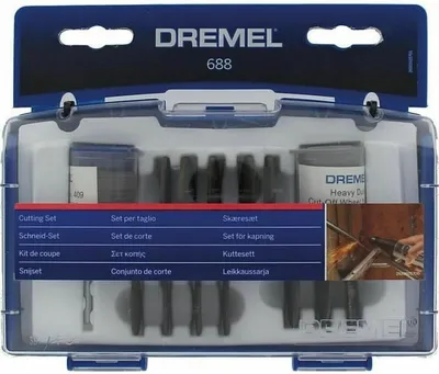 Immagine prodotto di DREMEL 688 69-piece accessory set - Assortment of 68 cutting discs in a practical case