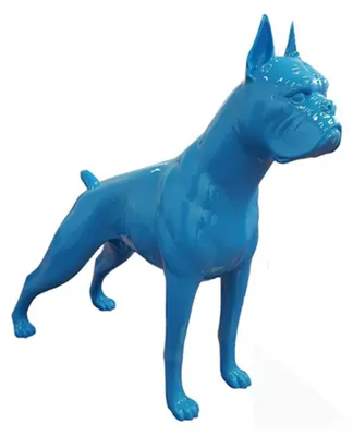 Obrázek produktu pro Design Dekorace Figura Pes Modrá Plastové zahradní sochy 178x190cm
