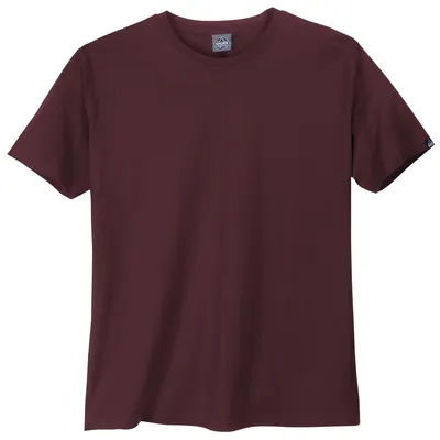 Produktbild von Ahorn Sportswear Basic T-Shirt Übergröße bordeaux