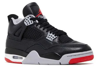 Produktbild von Nike Jordan 4 Retro "Bred Reimagined" Schwarz, Größe: 43