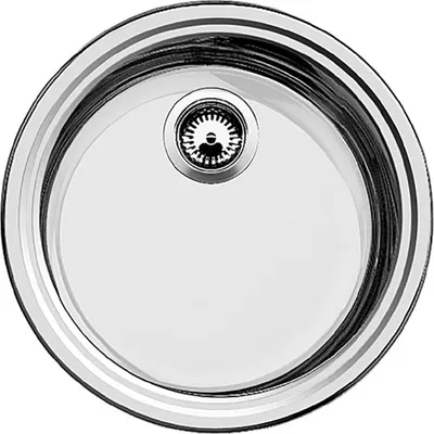 Produktbild von BLANCO RONDOSOL 31/2 Zoll Einbauspüle / Edelstahl / Bürstfinish / Stopfen