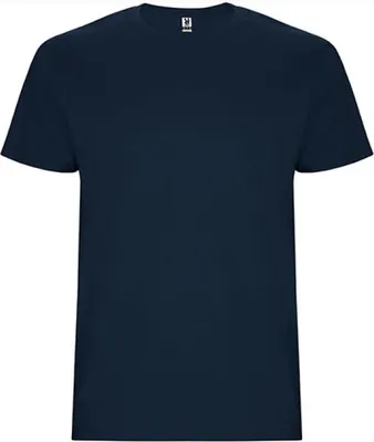 Produktbild von Roly CA6681 | Stafford T-Shirt - Doppellagiger Rundhalskragen - Farbe: Navy Blue 55 - Größe: M